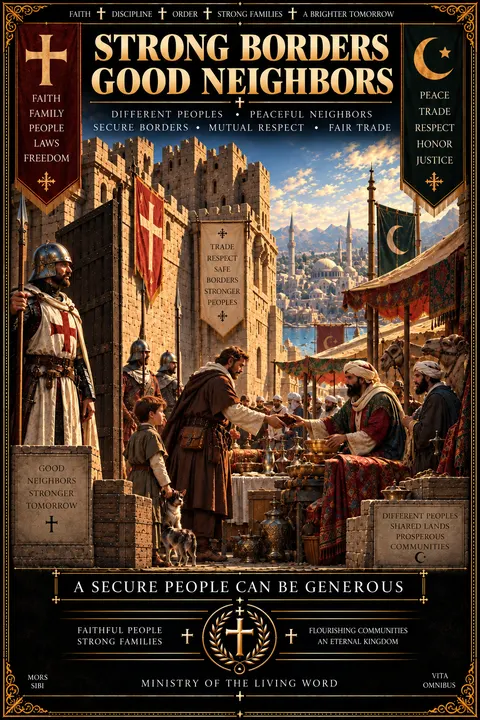 Strong Borders, Good Neighbors: A secure people can be generous.